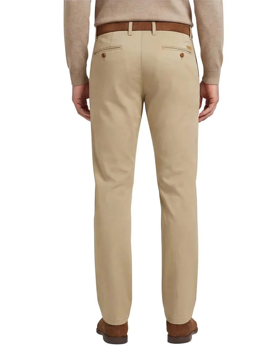 Gardeur Pantalon katoen beige Modern Fit