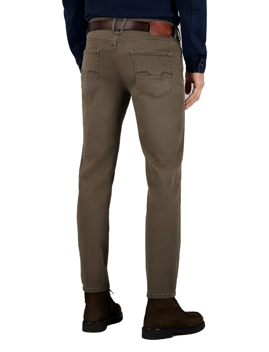 Gardeur broek bruin Tucker