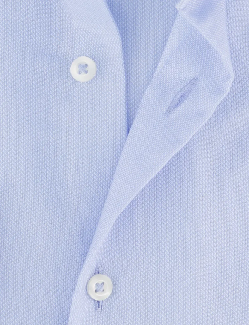Eterna overhemd effen blauw modern fit