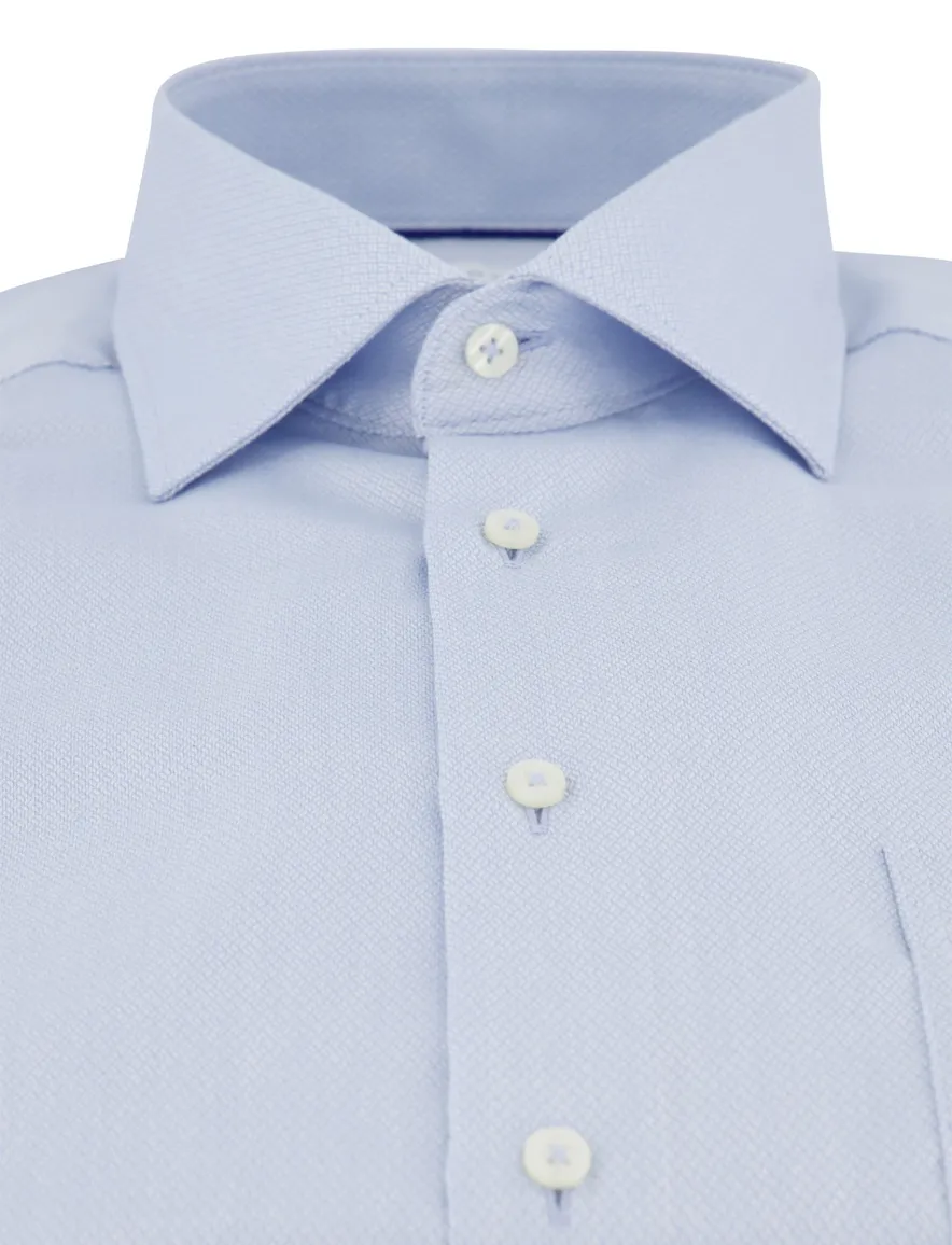 Eterna comfort fit overhemd blauw geprint