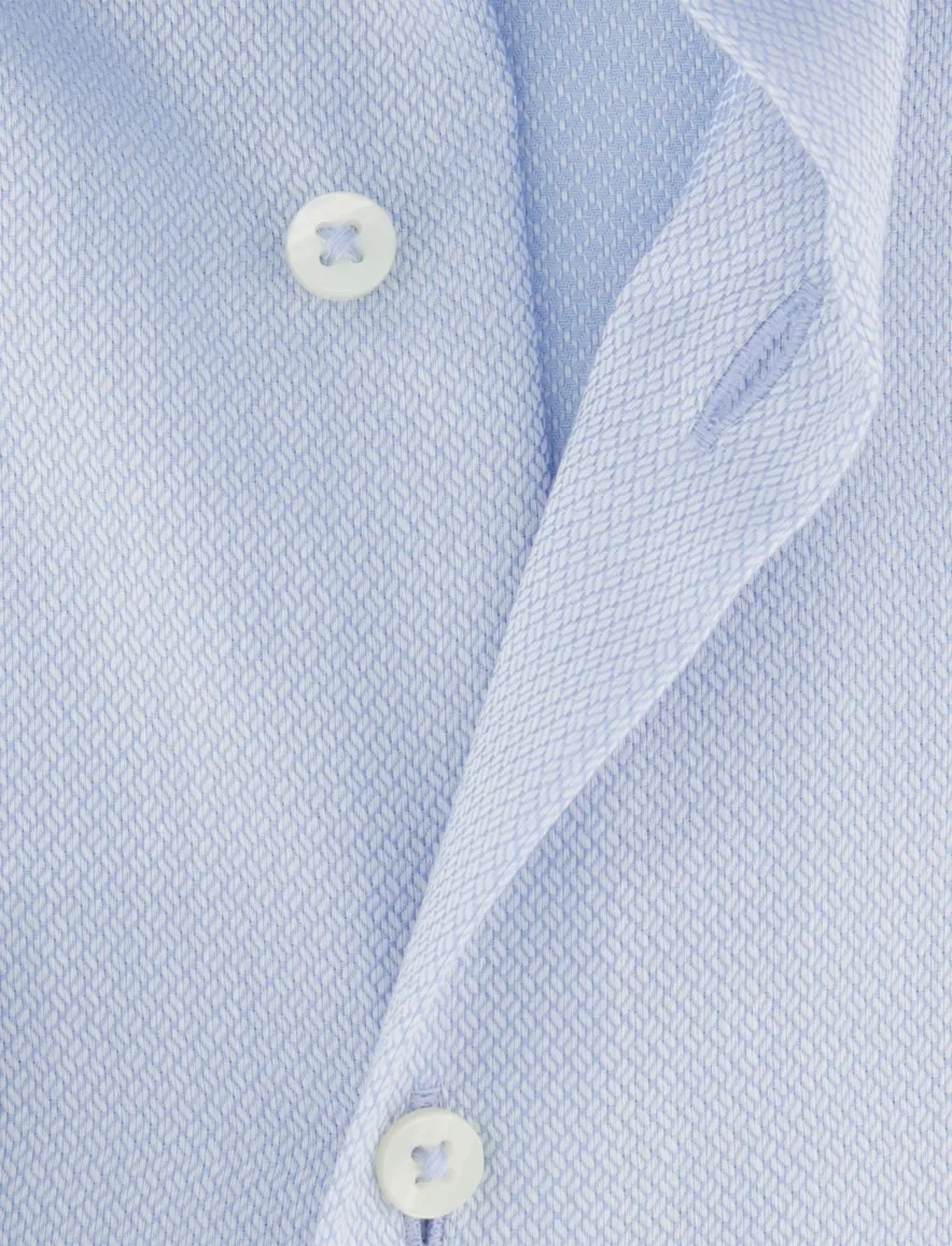 Eterna comfort fit overhemd blauw geprint