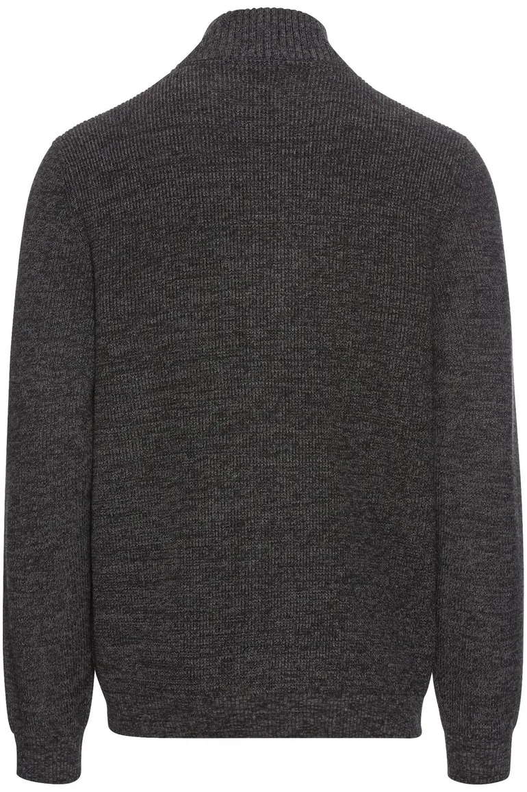 Camel Active vest antraciet gebreid