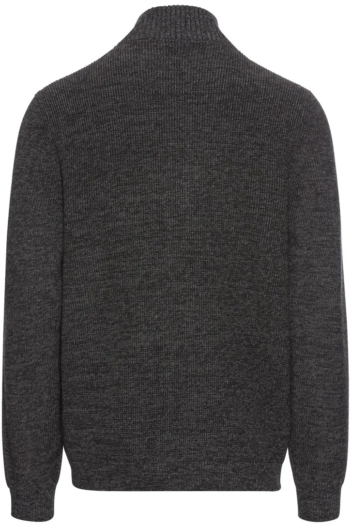 Gebreid Camel Active vest antraciet