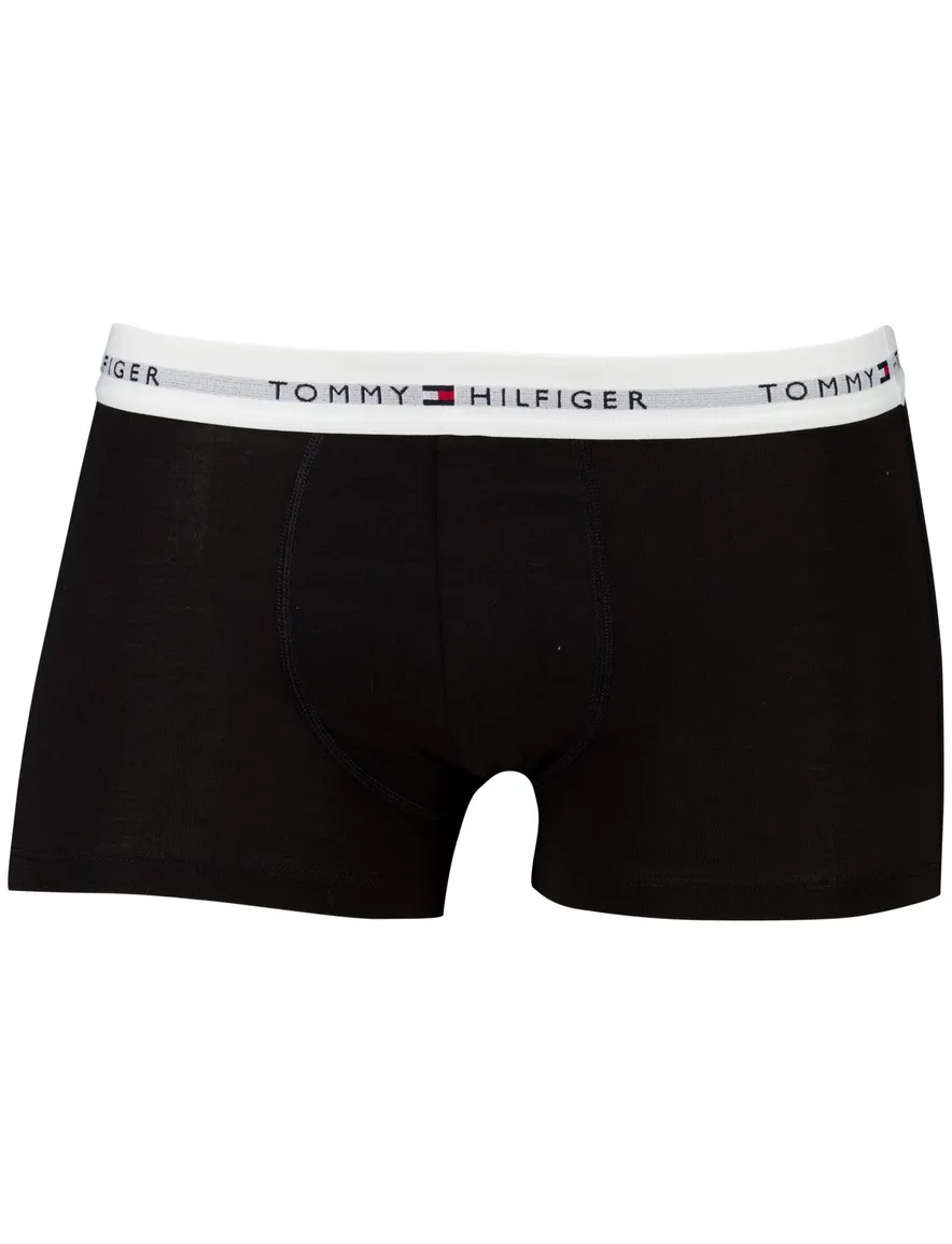 Tommy Hilfiger boxershorts 3 pack zwart wit grijs
