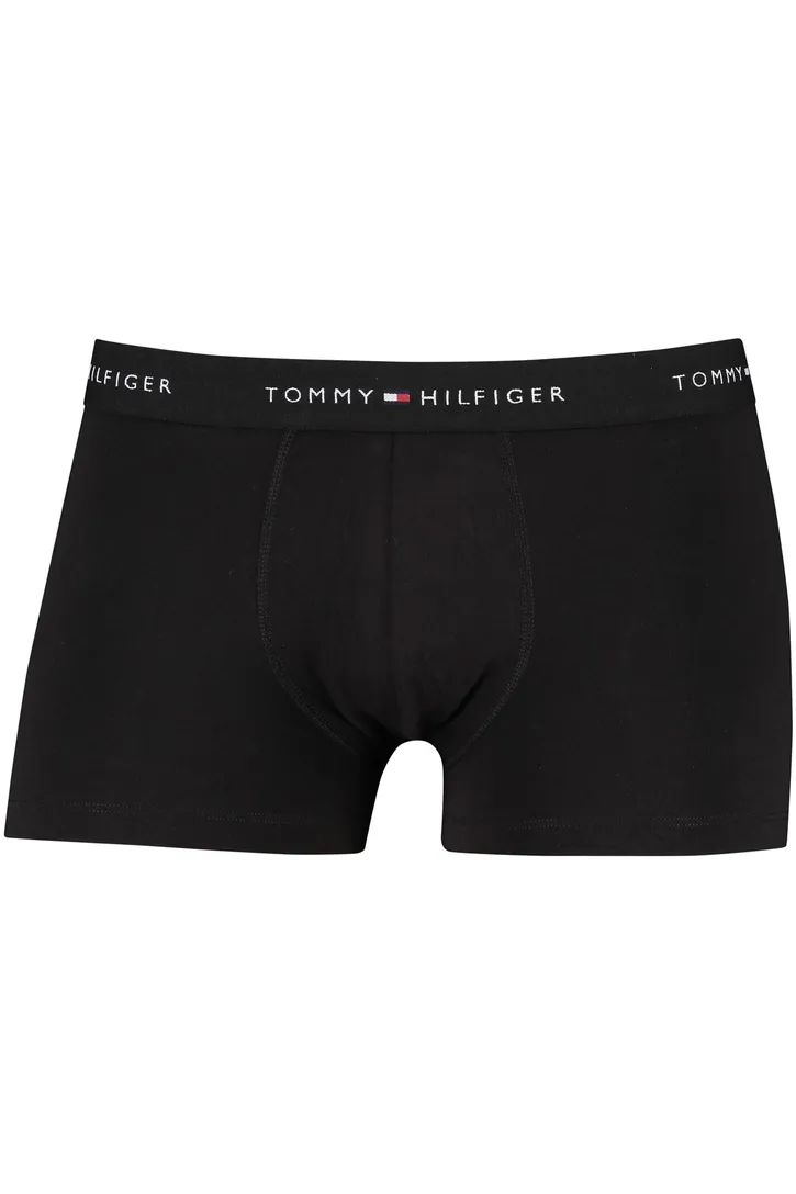 Tommy Hilfiger boxershort effen katoen zwart normale fit