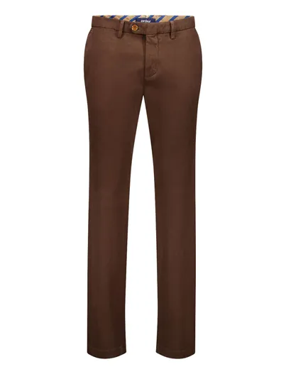 Gardeur Gardeur broek bruin Savage 3 katoen