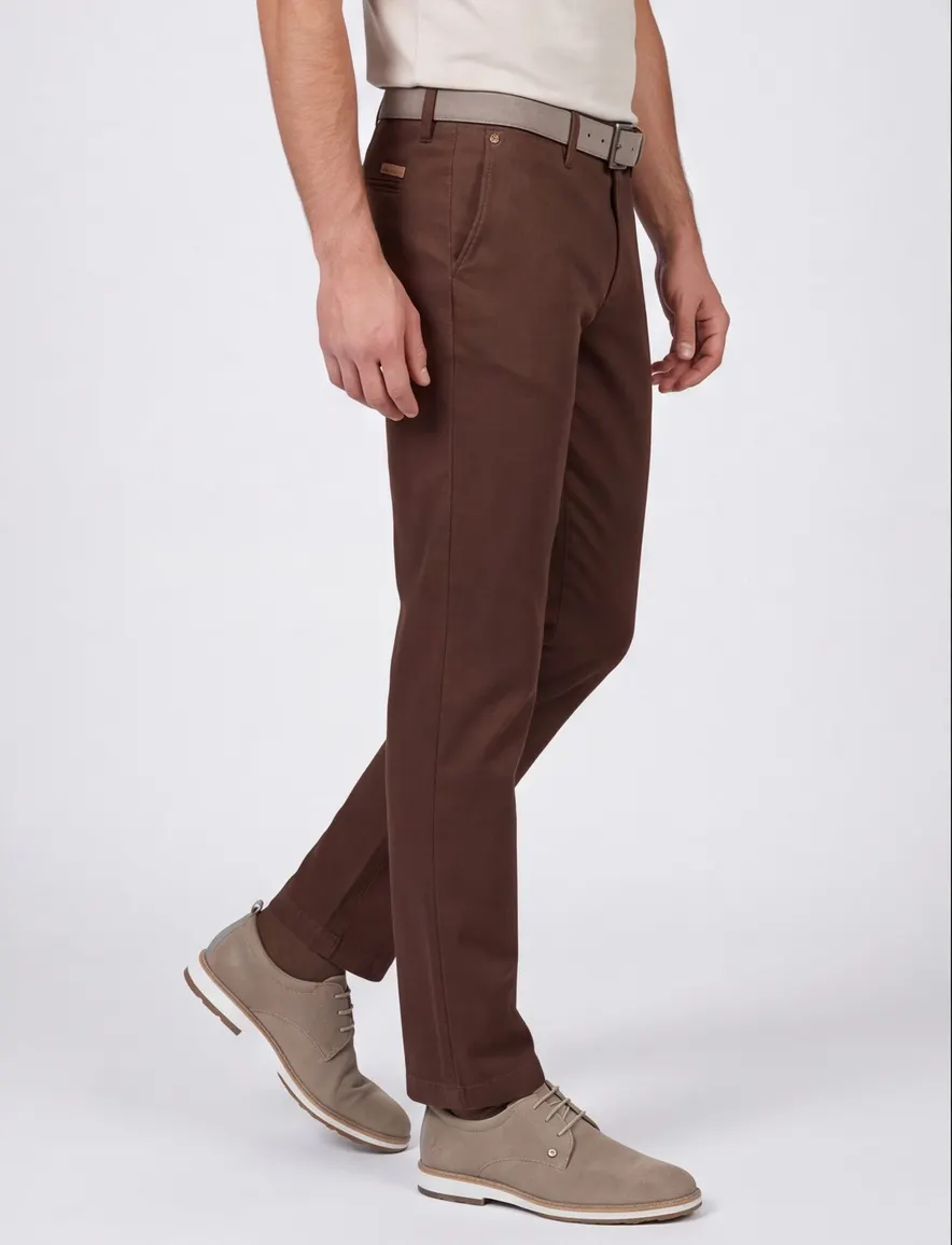 Gardeur broek bruin Savage 3