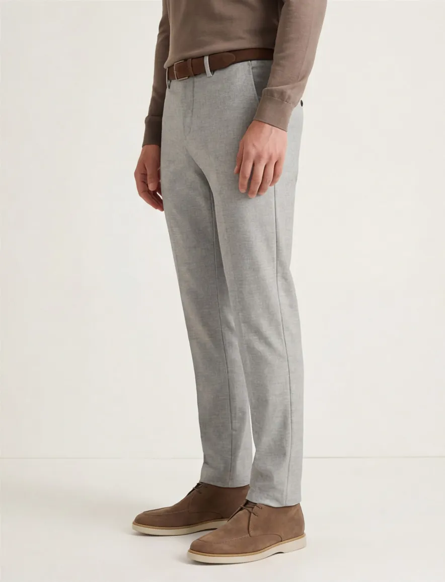 Gardeur broek grijs Tonic chino effen