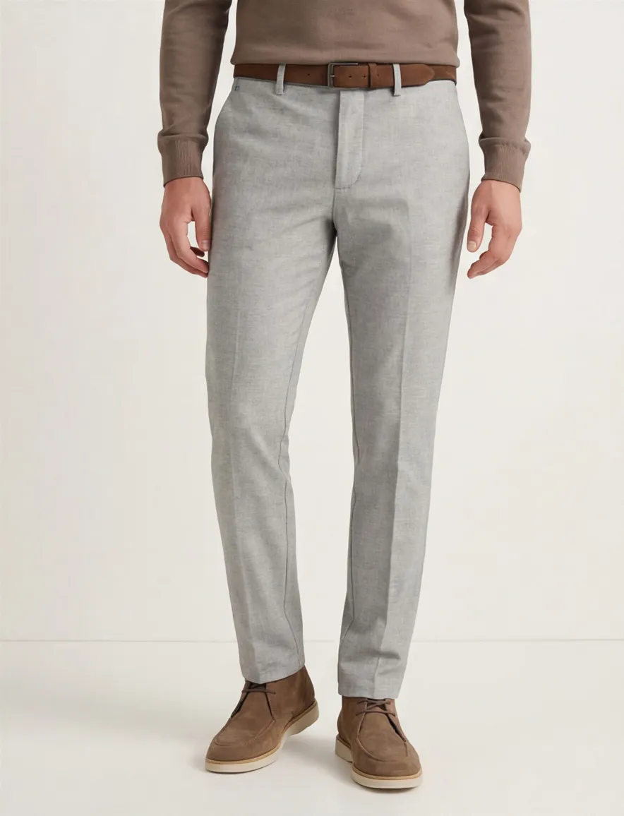 Gardeur broek grijs Tonic chino effen