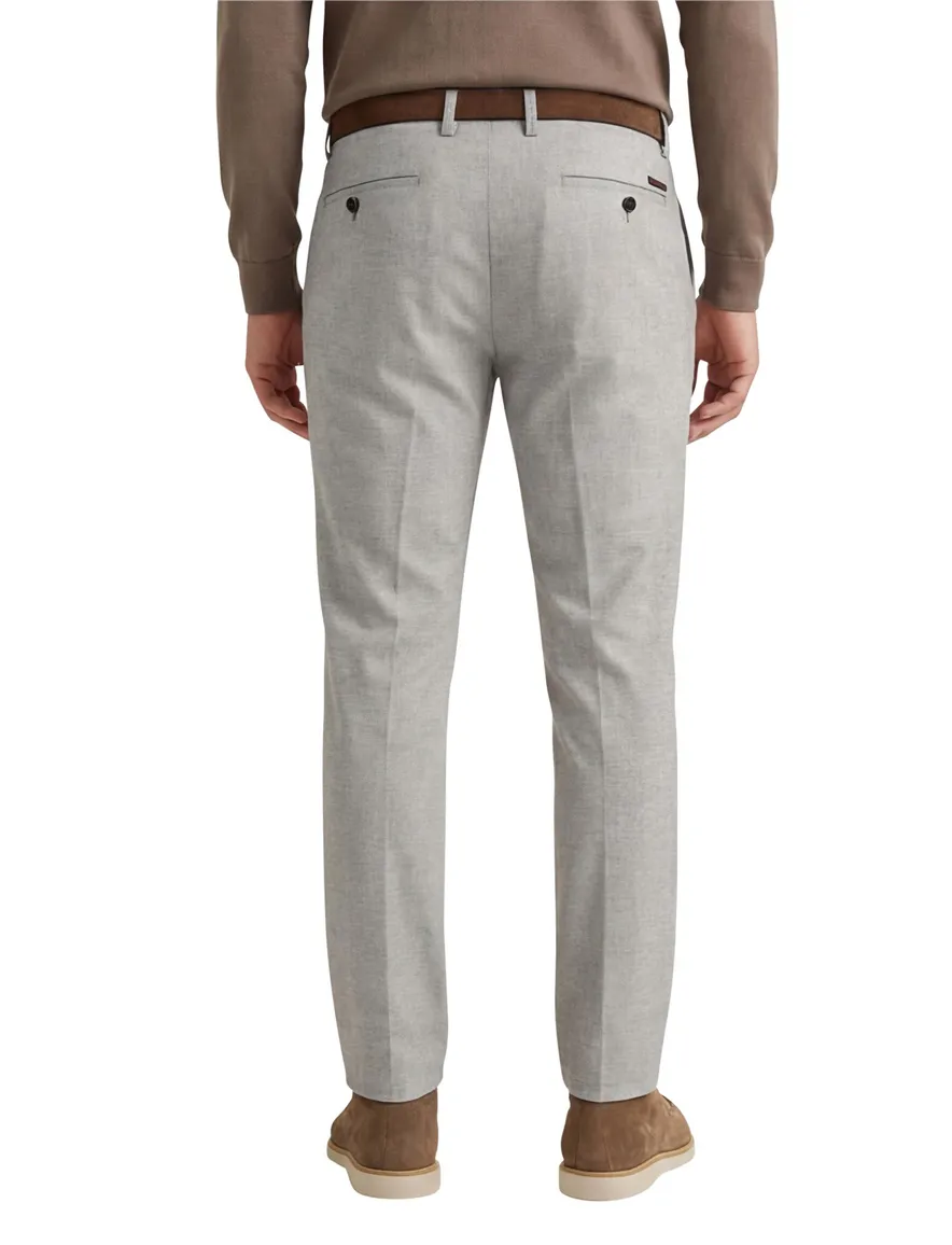 Gardeur broek grijs Tonic chino effen