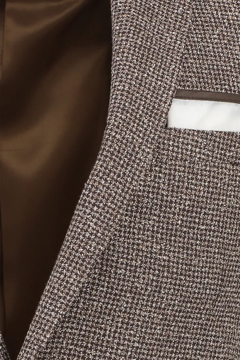 Colbert Portofino Grou Jacket Drop bruin geruit