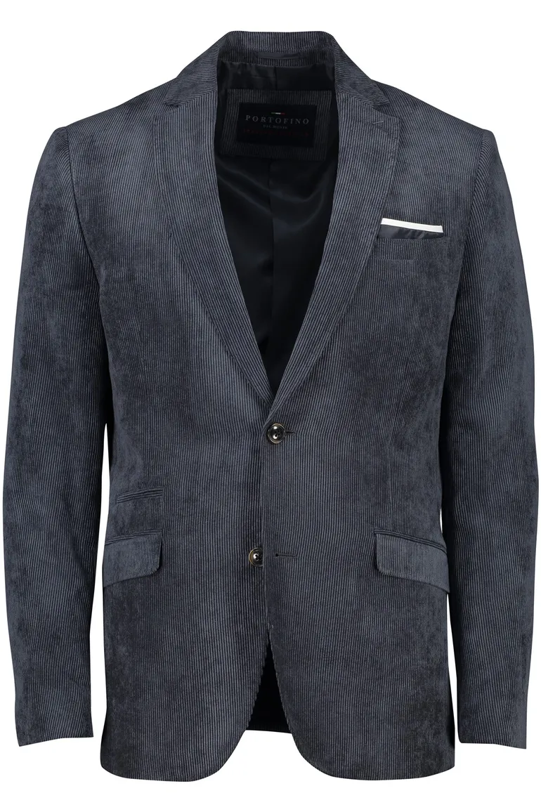Colbert Portofino donkerblauw corduroy