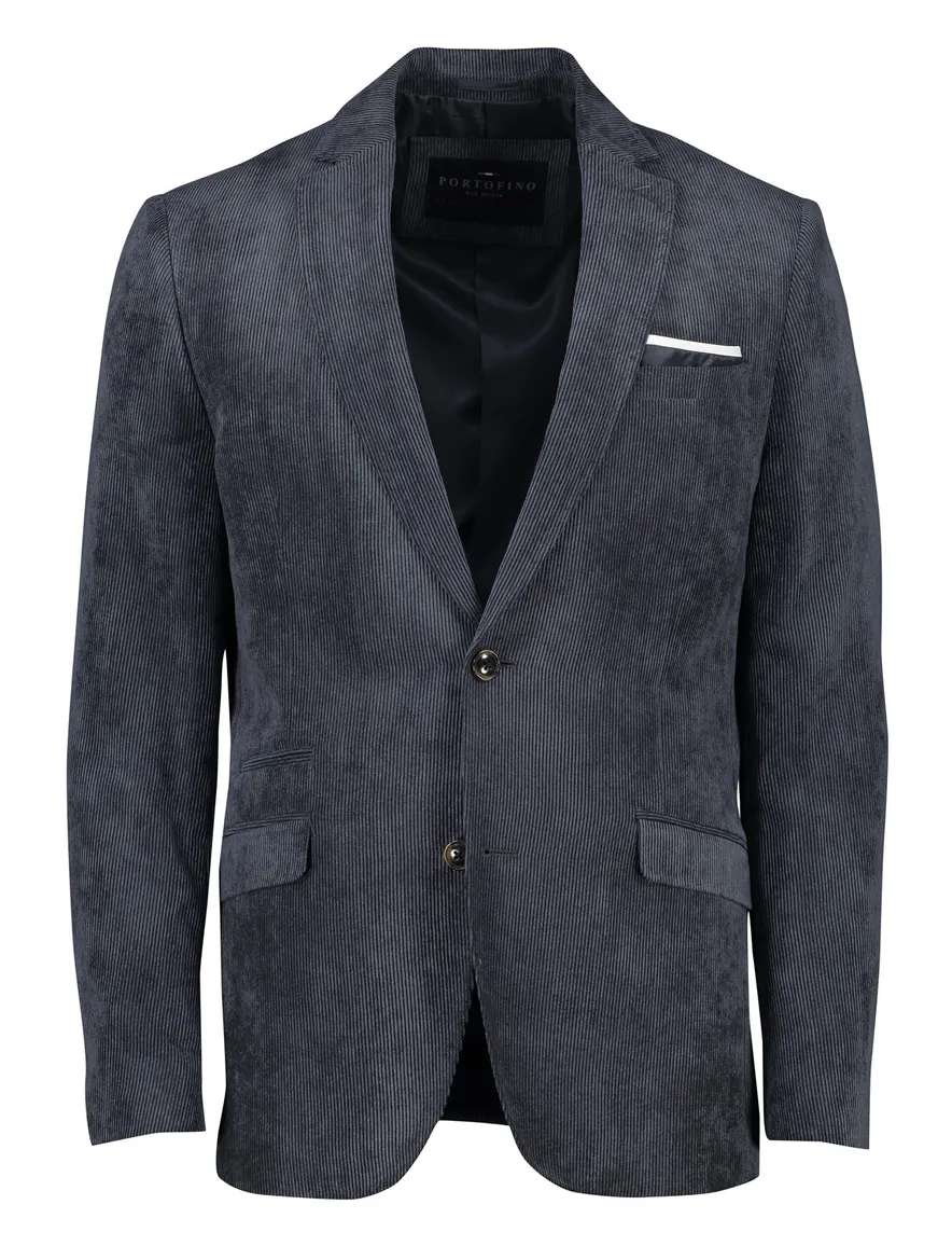 Colbert Portofino donkerblauw corduroy