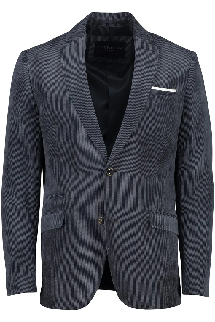 Portofino colberts normale fit donkerblauw