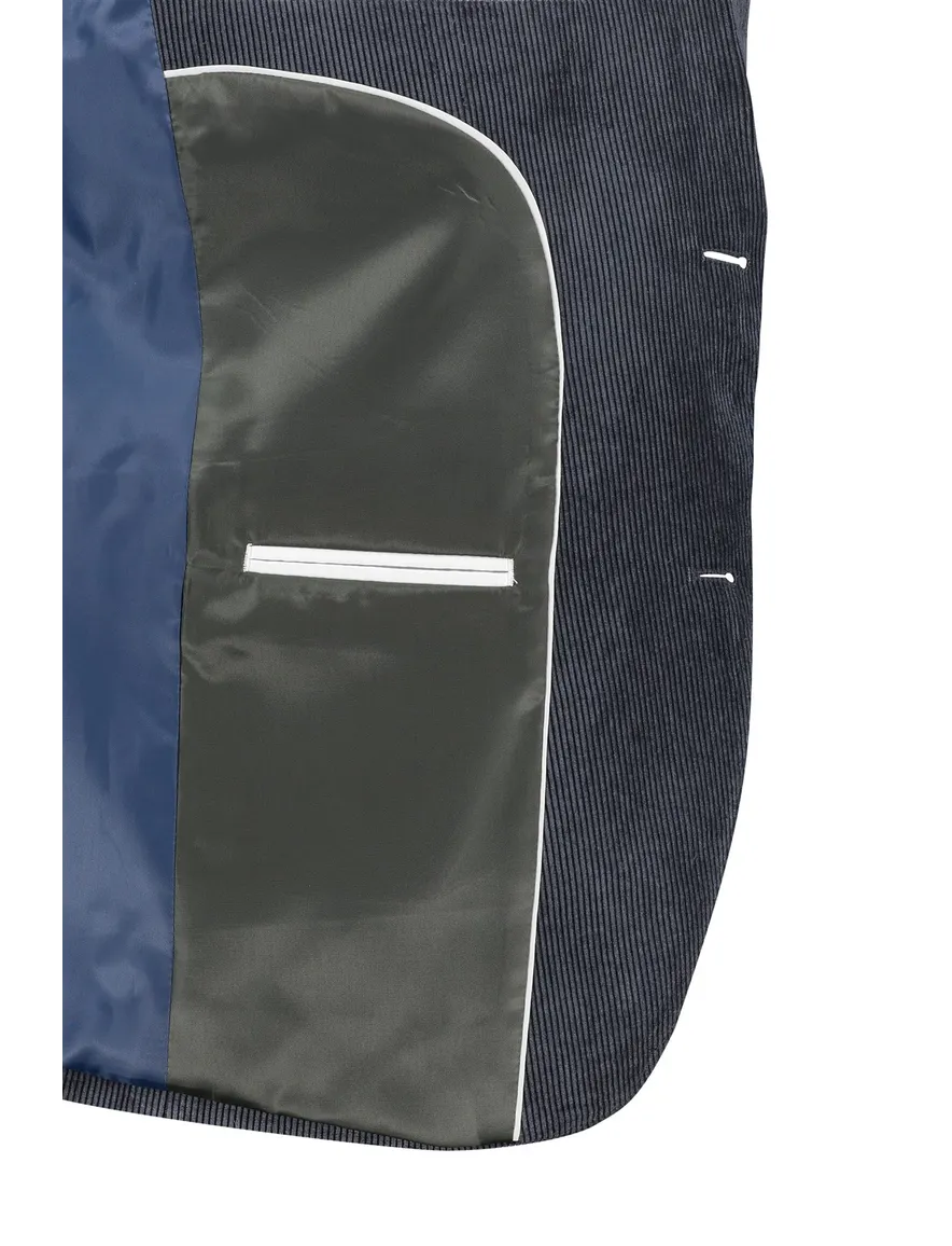 Colbert Portofino donkerblauw corduroy
