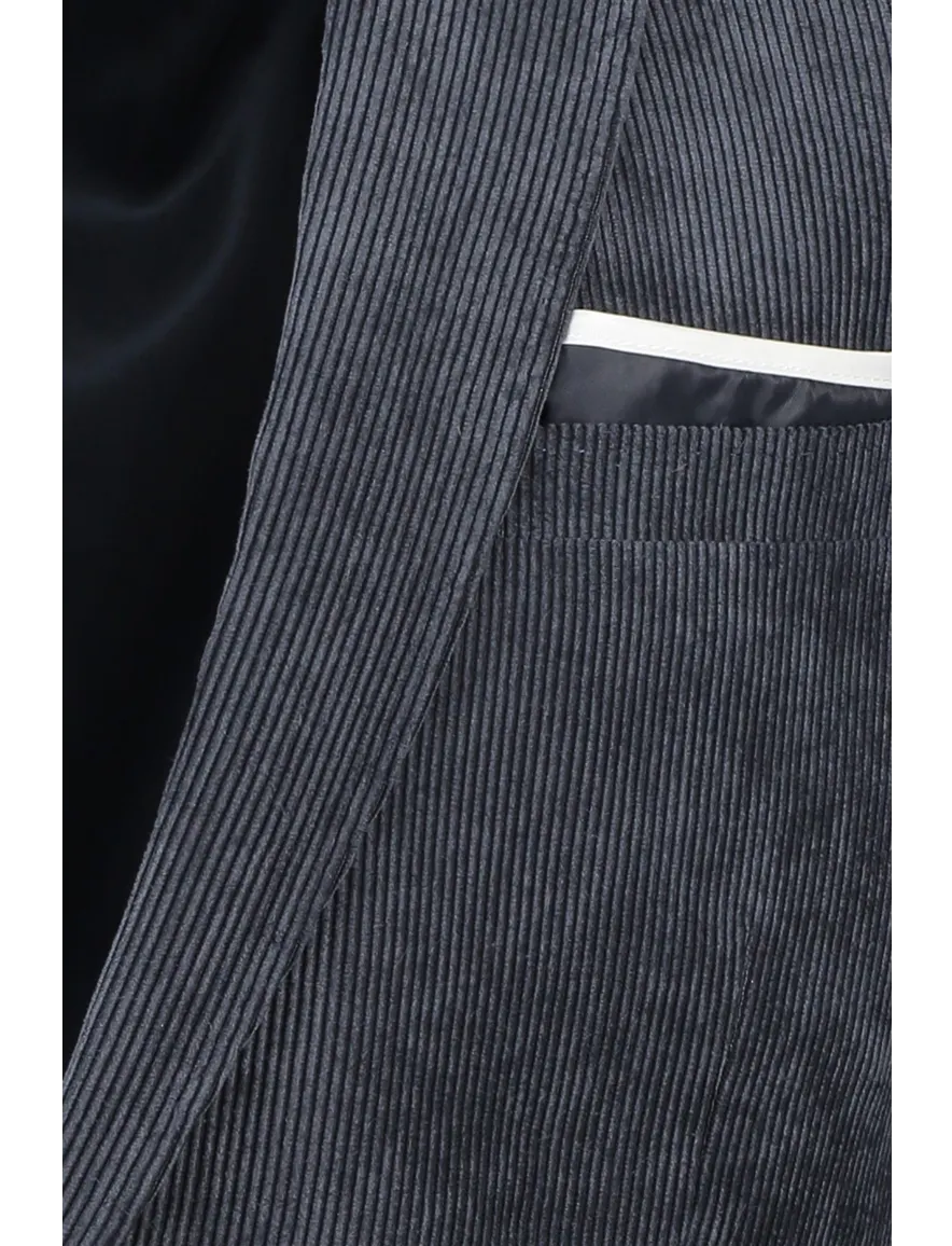 Colbert Portofino donkerblauw corduroy