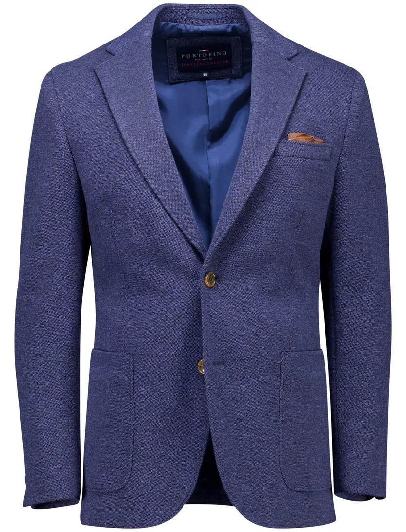 Portofino colbert donkerblauw fabric mainlining