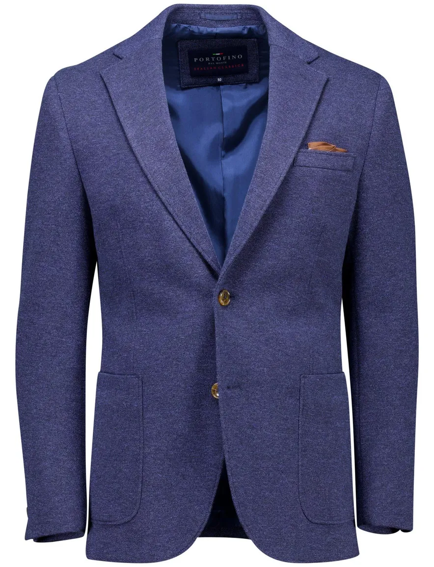 Portofino colbert donkerblauw fabric mainlining