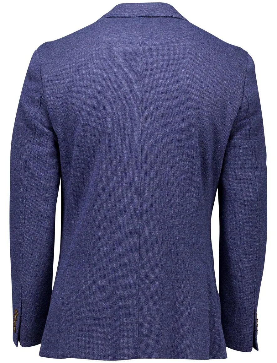 Portofino colbert blauw fabric mainlining