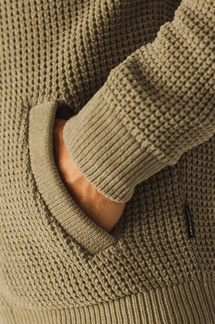 State of Art Vest gebreid beige wijde fit
