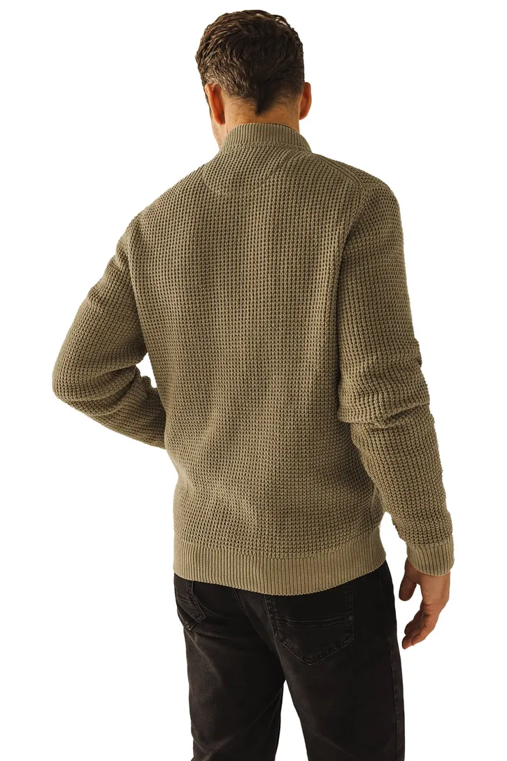 State of Art Vest gebreid beige wijde fit