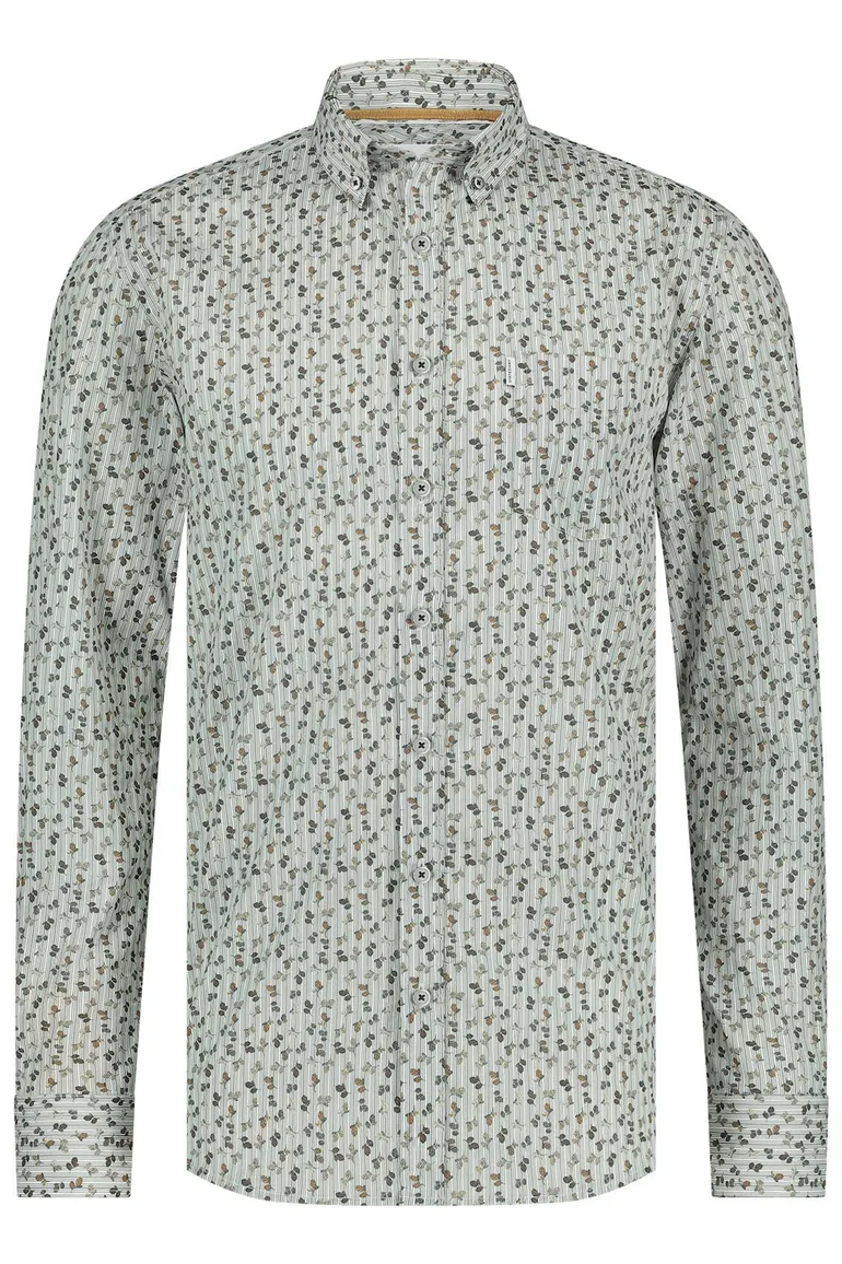 casual overhemd groen State of Art