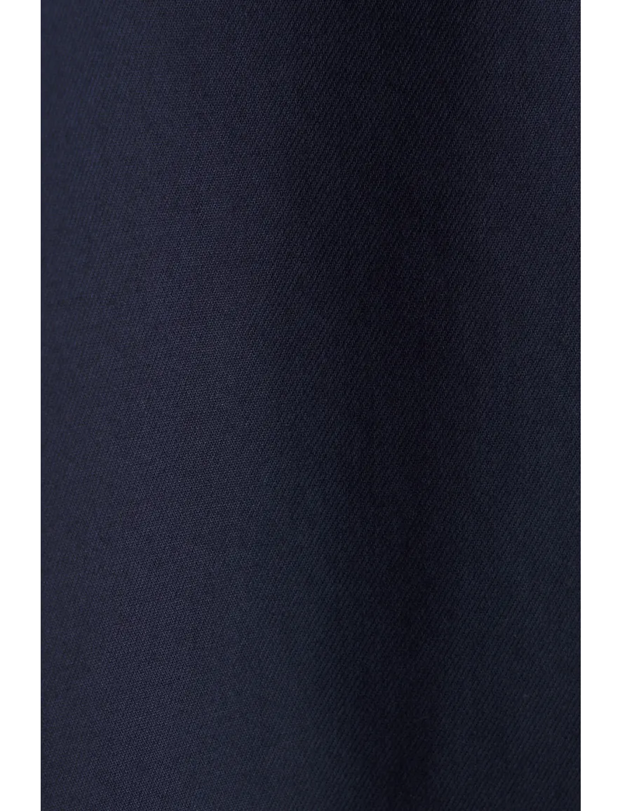 Seidensticker Regular overhemd donkerblauw 100% katoen
