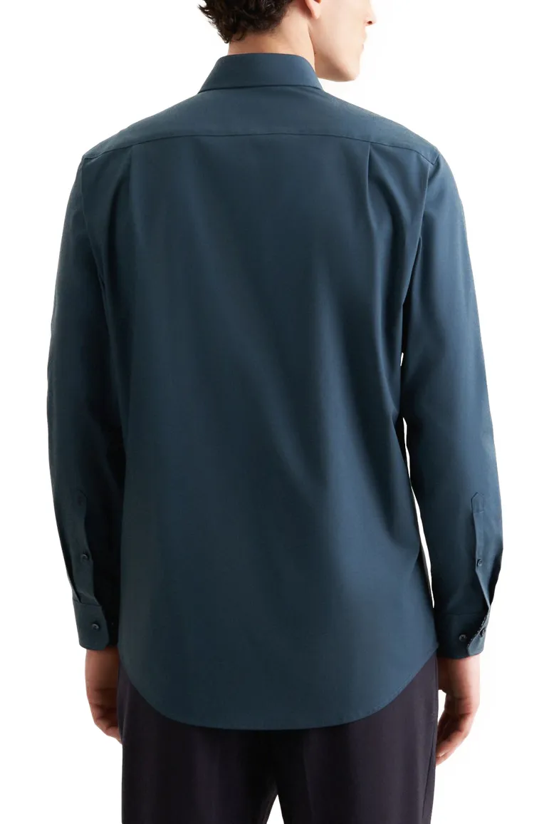 Seidensticker business overhemd blauw