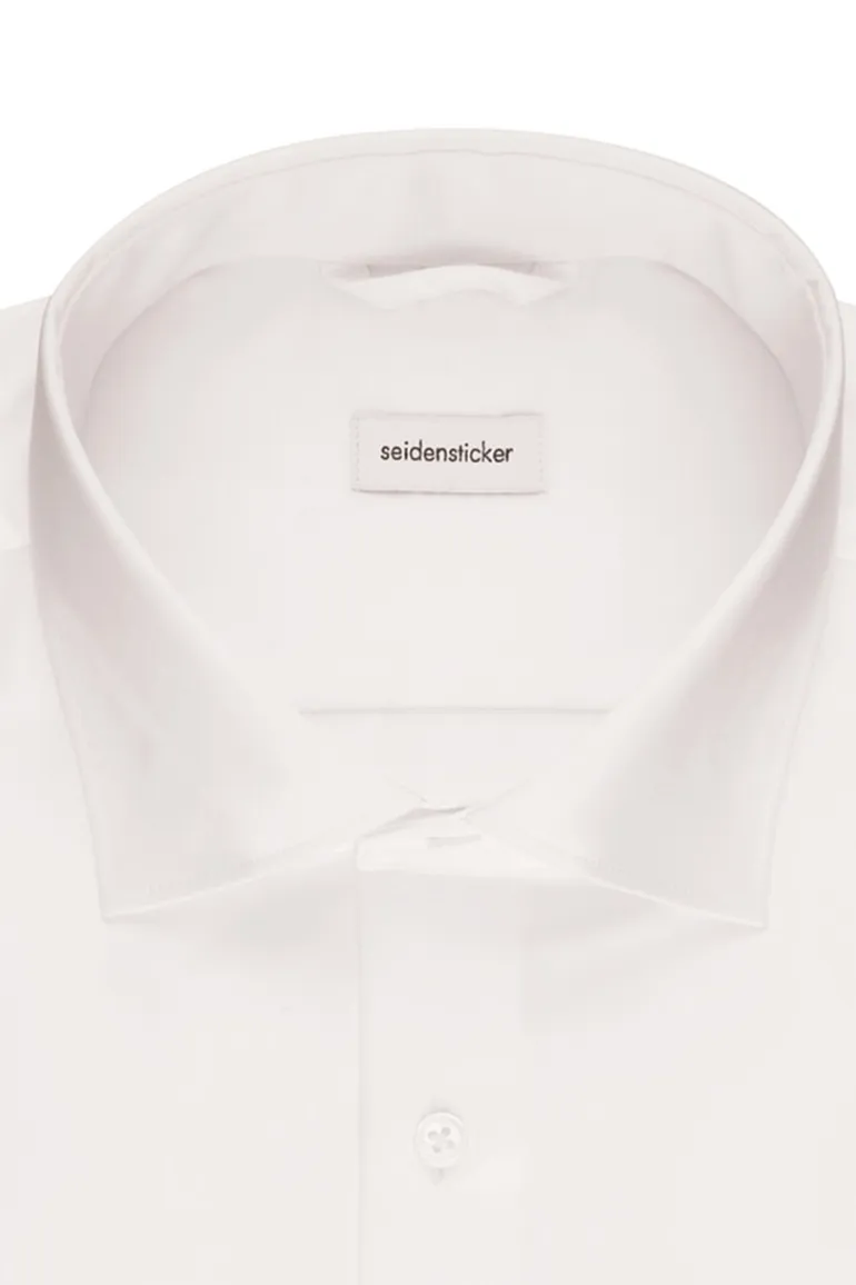 business overhemd wit Seidensticker slim fit