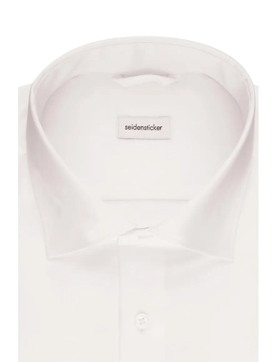 business overhemd wit Seidensticker slim fit