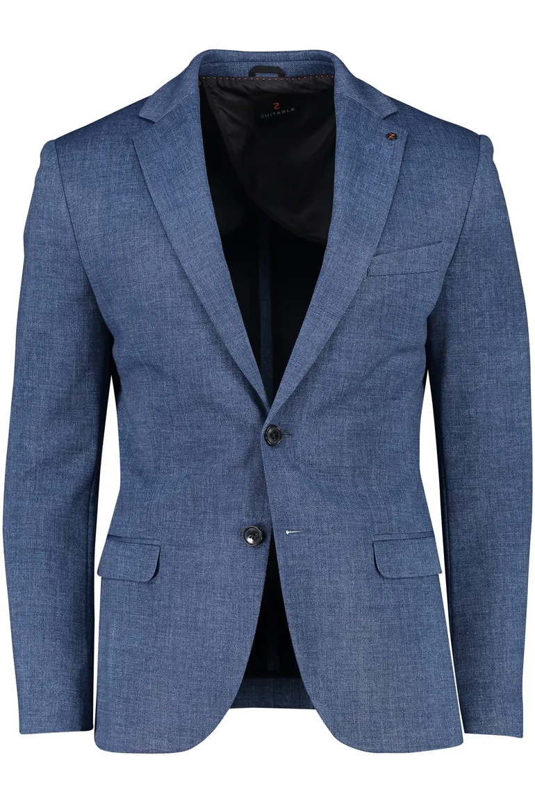 Zuitable colbert mix & match blauw slim fit