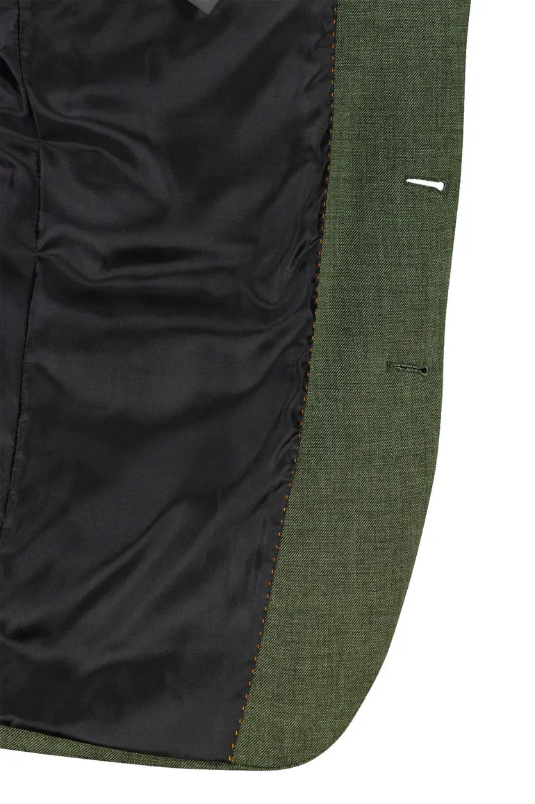 Zuitable colbert mix & match groen slim fit