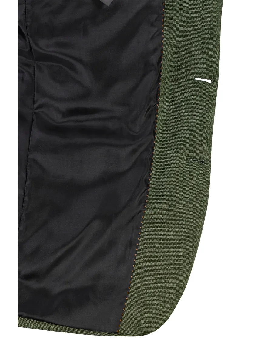 Zuitable colbert mix & match groen slim fit