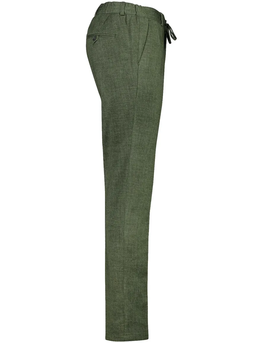 Zuitable pantalon mix & match groen gemêleerd