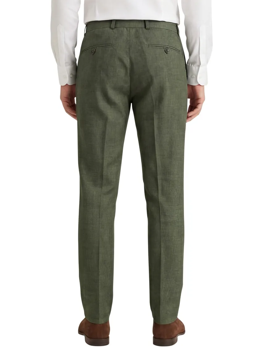 Zuitable pantalon mix en match groen gemêleerd