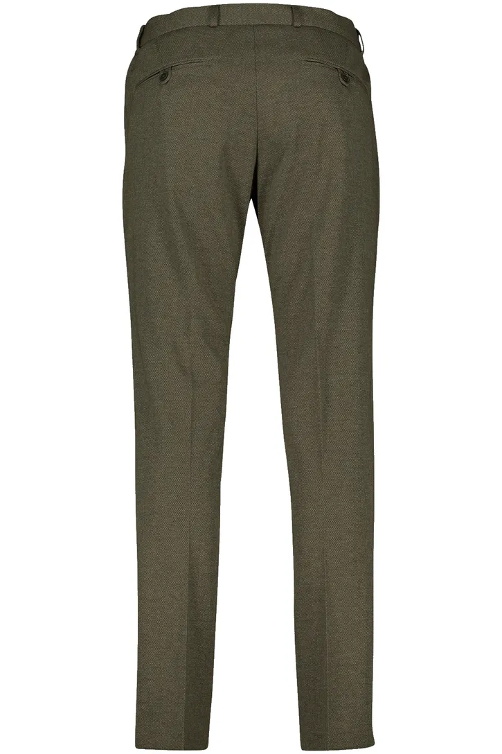 Mix & Match chino Zuitable groen slim fit