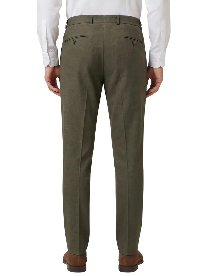 Mix & Match chino Zuitable groen slim fit