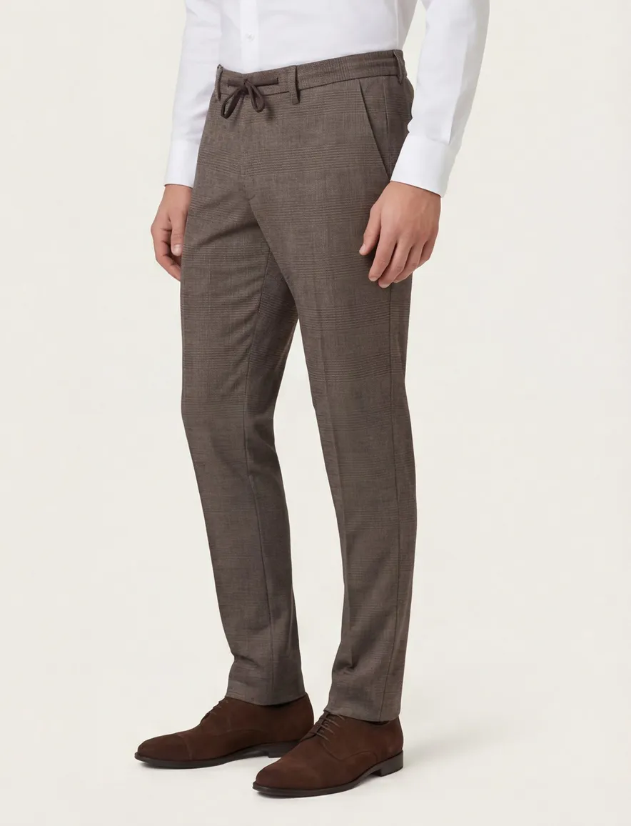 Born With Appetite pantalon mix en match bruin cheek pants