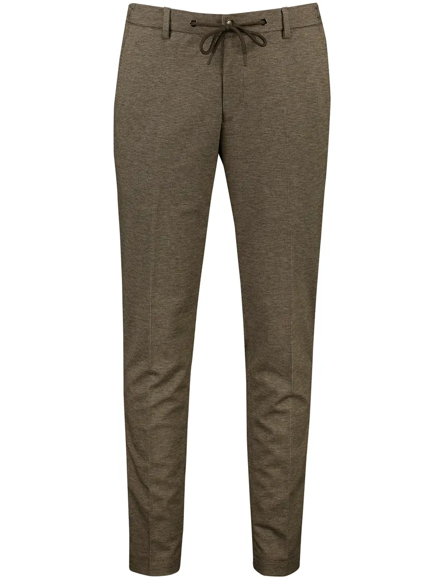 Born With Appetite chino Das Birds Eye Pants bruin geruit