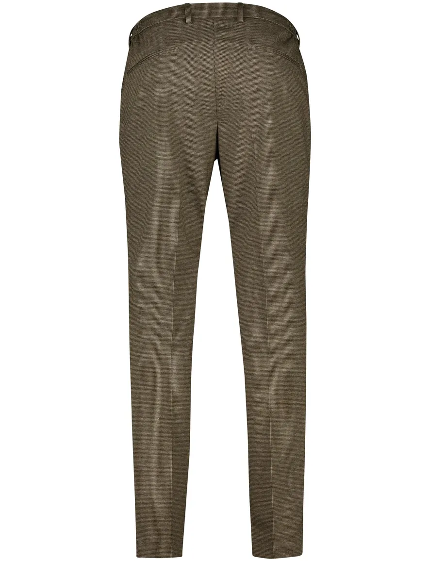 Born With Appetite chino Das Birds Eye Pants bruin geruit