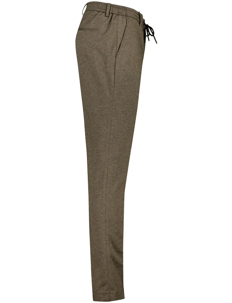 Born With Appetite chino Das Birds Eye Pants bruin geruit