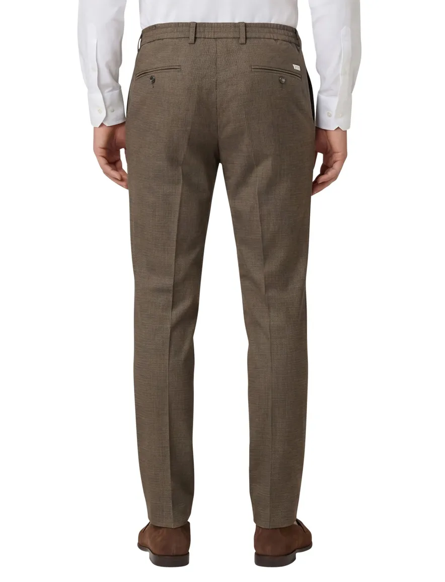 Born With Appetite chino Das Birds Eye Pants bruin geruit
