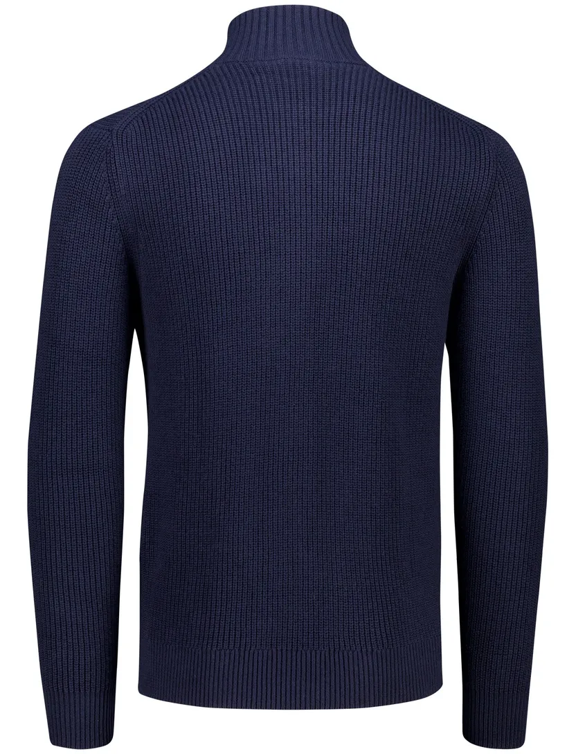 vest Born With Appetite Allvar donkerblauw katoen wol