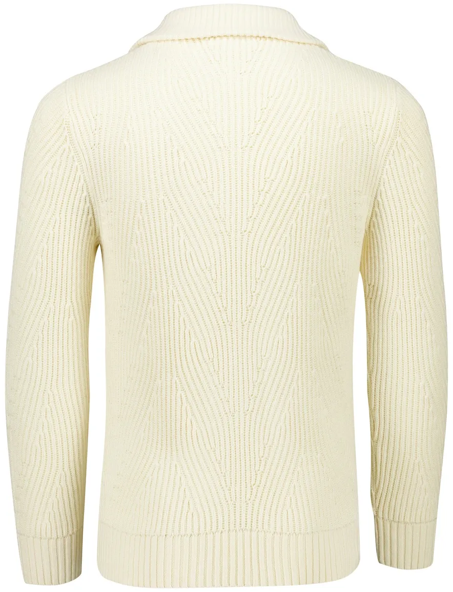Born With Appetite halfzip trui Rigo beige