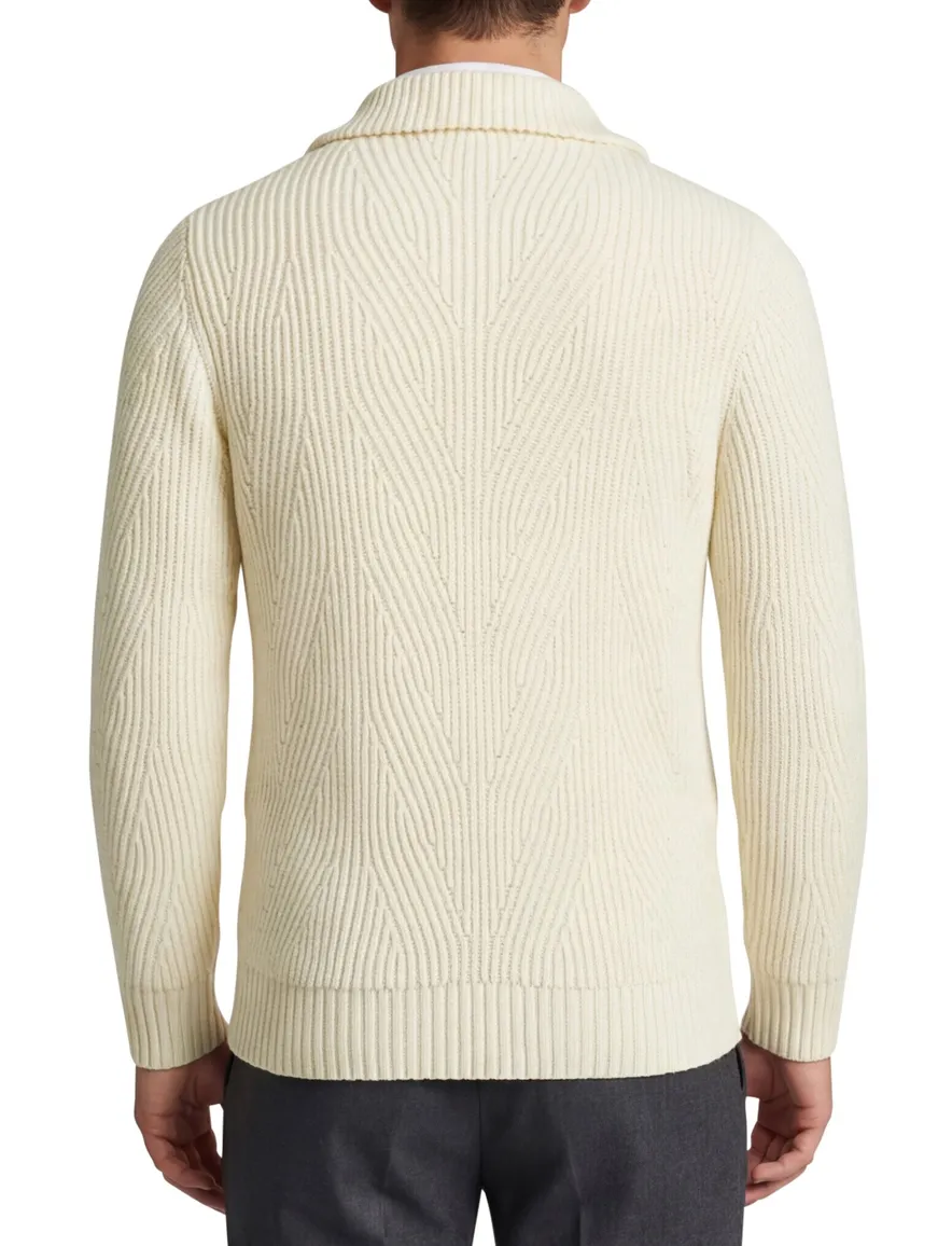 Born With Appetite halfzip trui Rigo beige