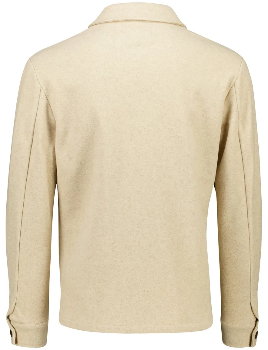 Born With Appetite overshirt beige met knopen