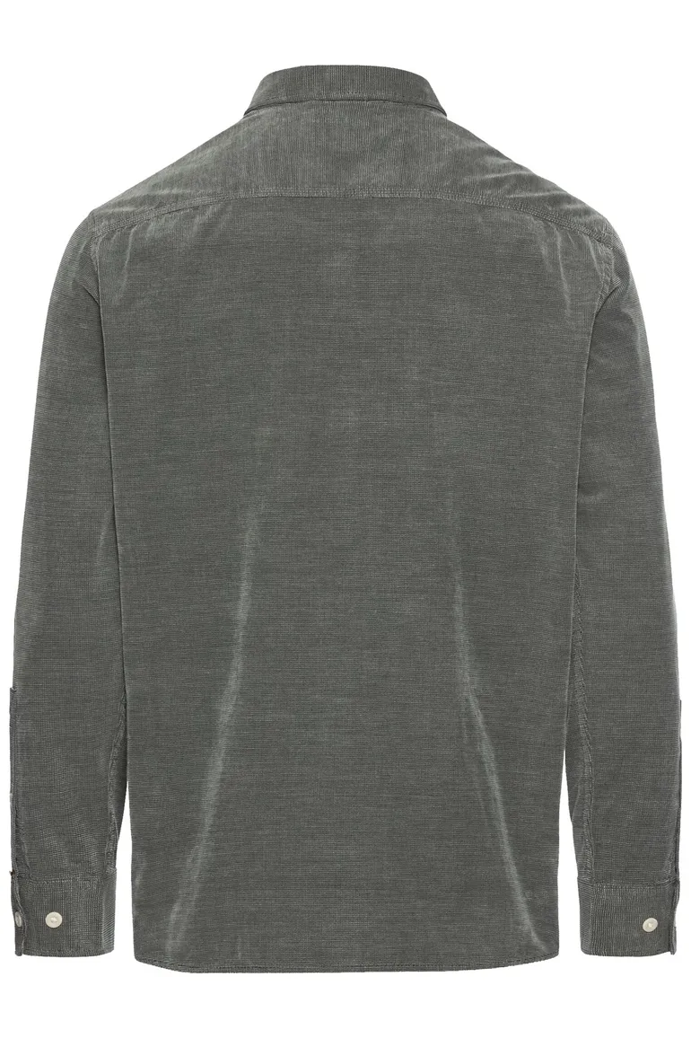 Camel Active overshirt groen wijde fit dubbele borstzak