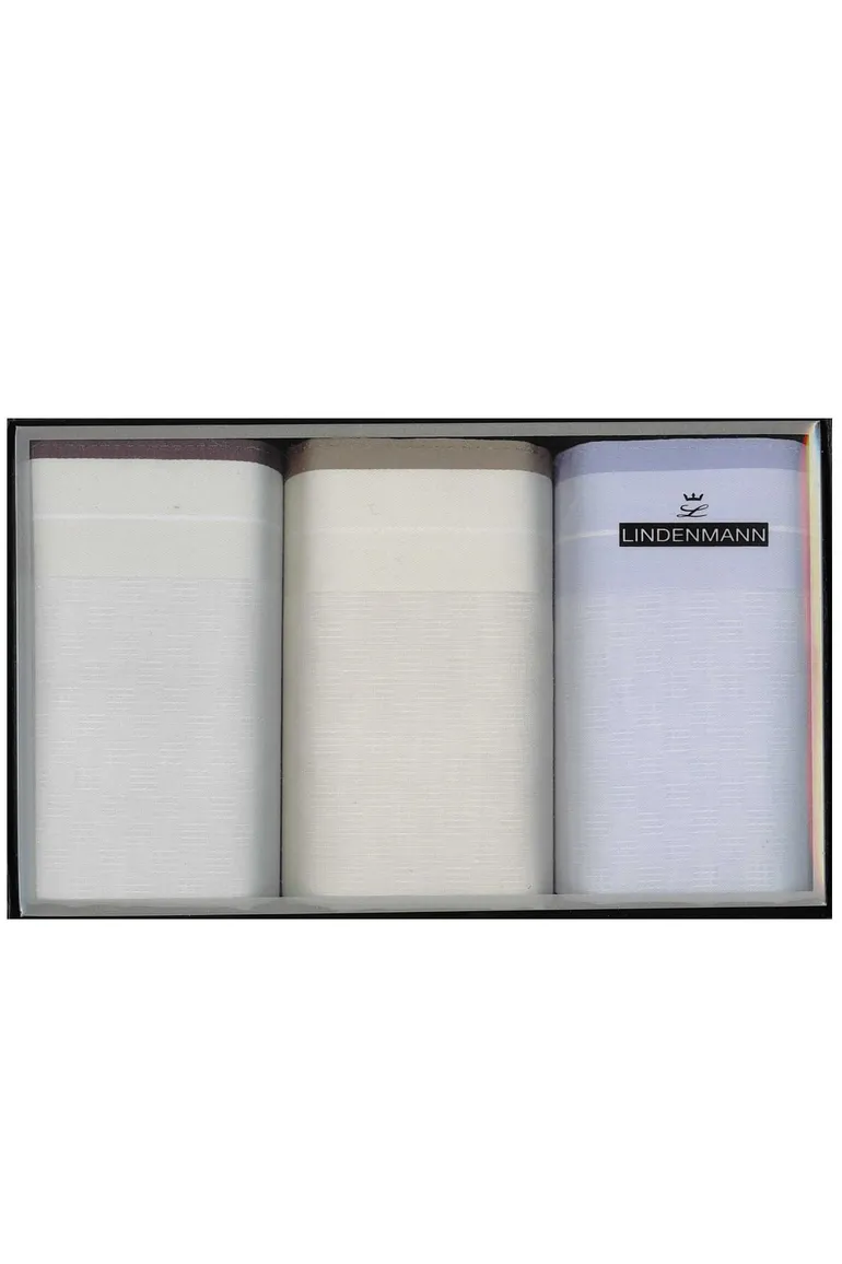 Lindenmann zakdoeken 3 stuks multicolor katoen