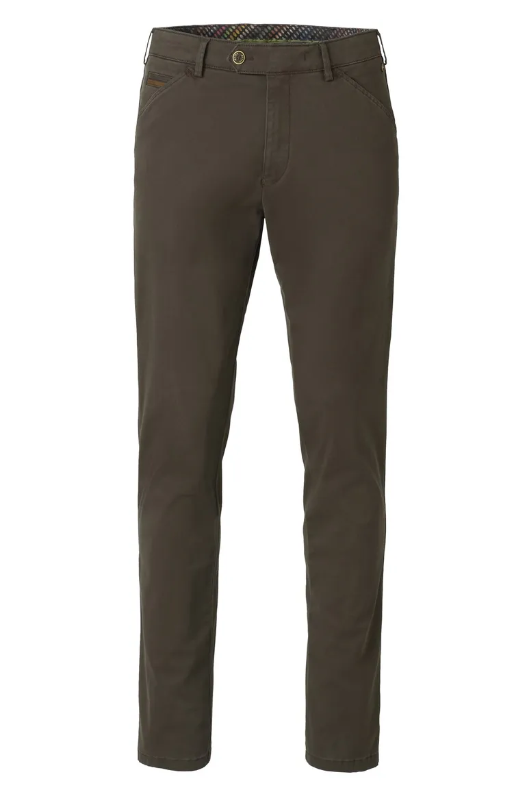 katoenen broek bruin Meyer Chicago