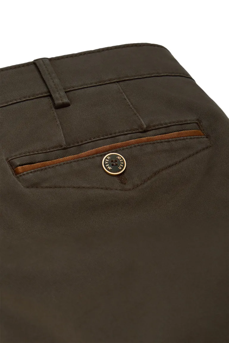 katoenen broek bruin Meyer Chicago